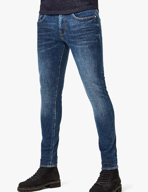 G-STAR 3301 Skinny Jeans, Blue (Medium Aged 51000-c619-071)
