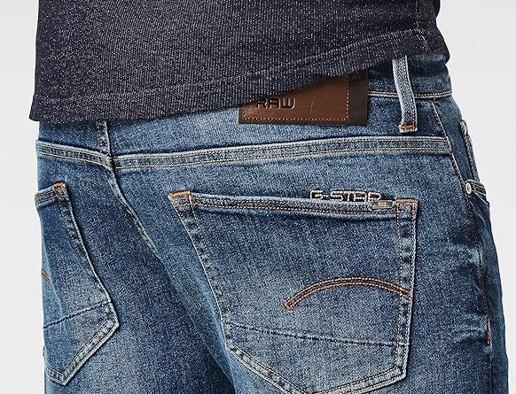 G-STAR 3301 Skinny Jeans, Blue (Medium Aged 51000-c619-071)