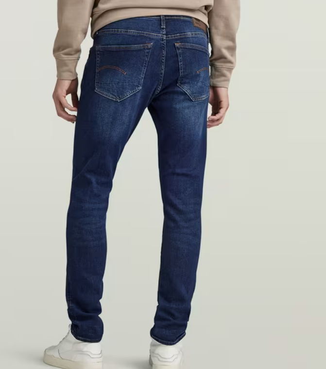 G-Star Trousers Dark Blue Men 3301 Slim Jeans