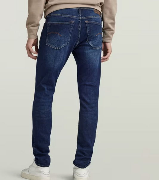 G-Star Trousers Dark Blue Men 3301 Slim Jeans