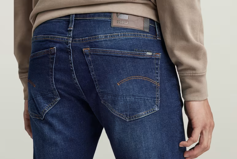 G-Star Trousers Dark Blue Men 3301 Slim Jeans