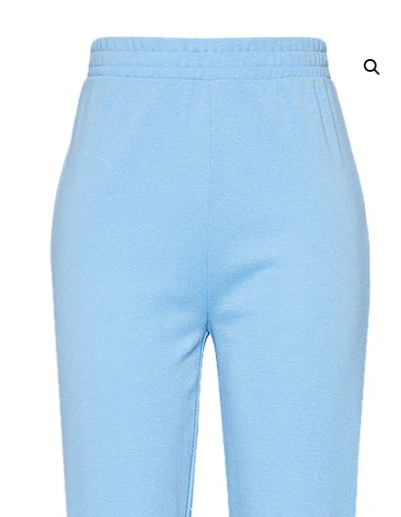 Pieces Pants Light Blue Women