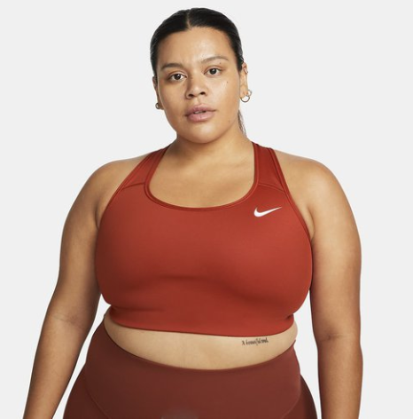 Nike Performance Light support sports Bra red Women
