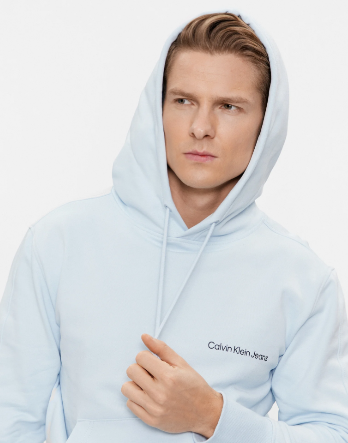 Calvin Klein Μπλούζα Institutional J30J324620 Μπλε Regular Fit