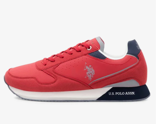 U.S. Polo Assn. ΠΑΠΟΥΤΣΙΑ NOBIL003M/CHY4 Κόκκινα