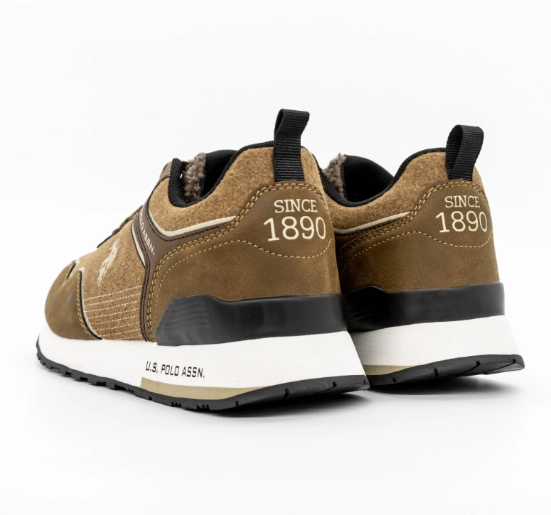 U.S. Polo Assn. ΠΑΠΟΥΤΣΙΑ TABRY005 Καστανός-Μπεζ