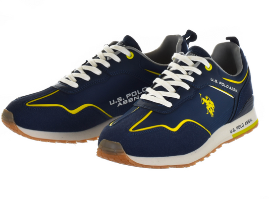 U.S. Polo Assn. ΠΑΠΟΥΤΣΙΑ TABRY002-BLU006 Μπλε / Κίτρινο