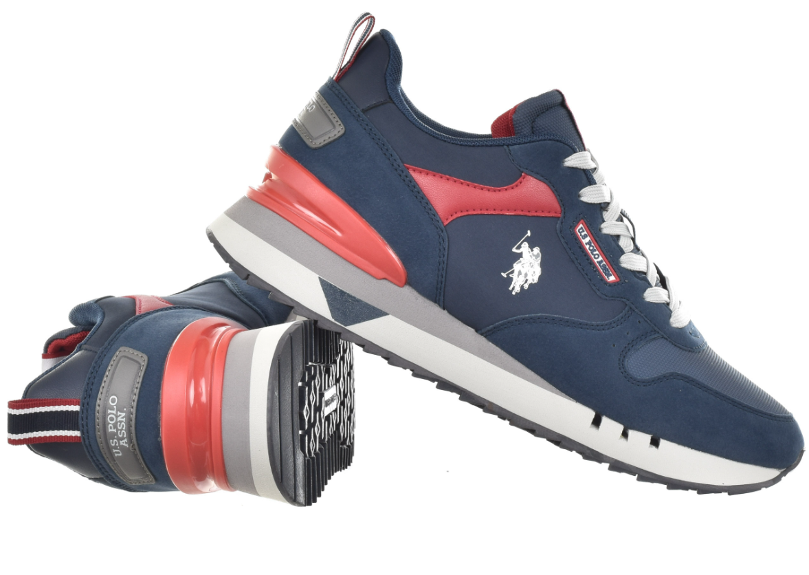 U.S. Polo Assn. ΠΑΠΟΥΤΣΙΑ BUZZY001A-DBL-RED03