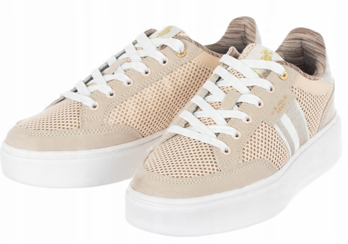 U.S. Polo Assn. ΠΑΠΟΥΤΣΙΑ Γυναικεία YVONNE002A-GOL ΜΠΕΖ
