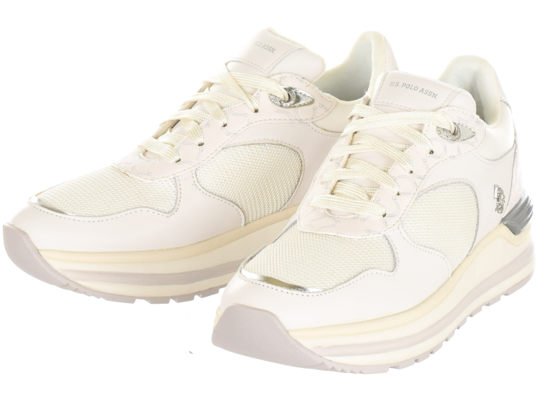 U.S. Polo Assn. ΠΑΠΟΥΤΣΙΑ OPHRA005 PRINT-WHI