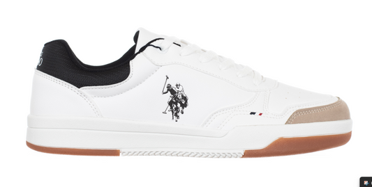U.S. Polo Assn. ΠΑΠΟΥΤΣΙΑ STEVE001-WHI-BLK01
