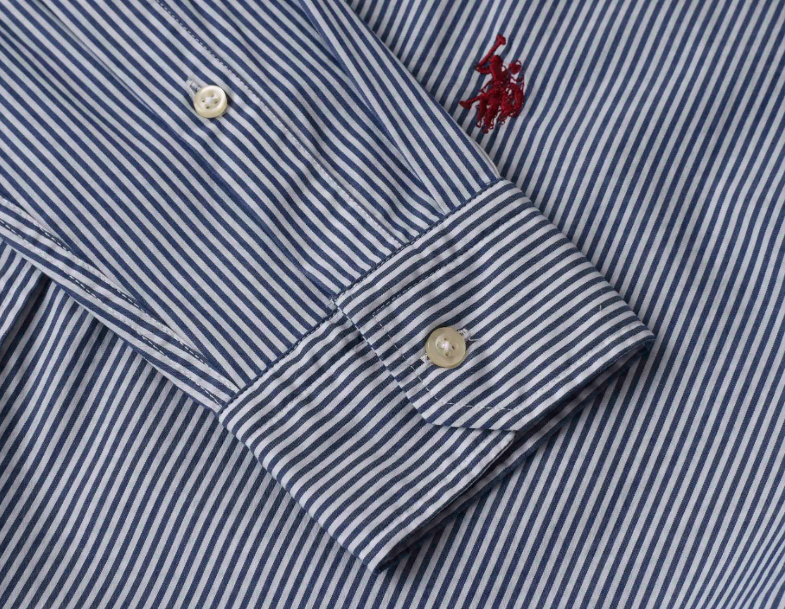 US POLO ASSN. - ΑΝΔΡΙΚΟ ΠΟΥΚΑΜΙΣΟ CALE 104 67761 53183 770 ριγέ πουκάμισο