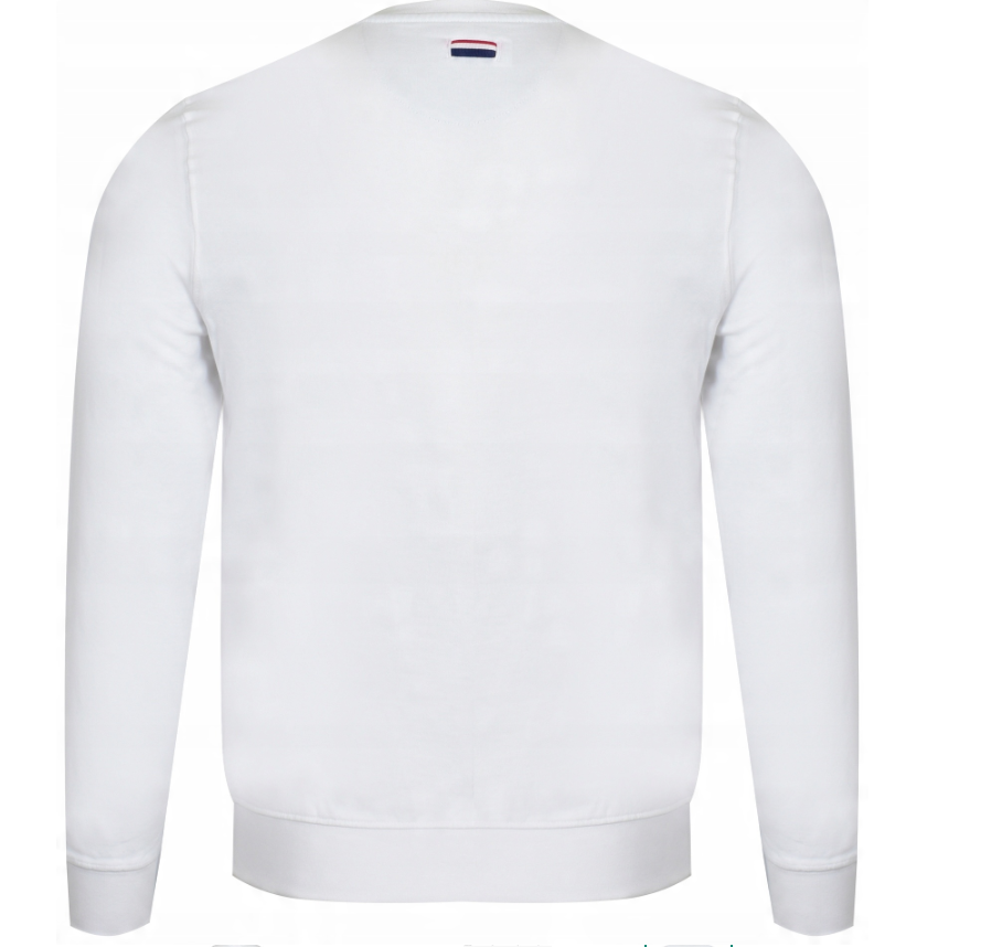 US POLO ASSN. - ΑΝΔΡΙΚΗ ΦΟΥΤΕΡ SAIB 187 66334 52088 100 λευκή μπλούζα