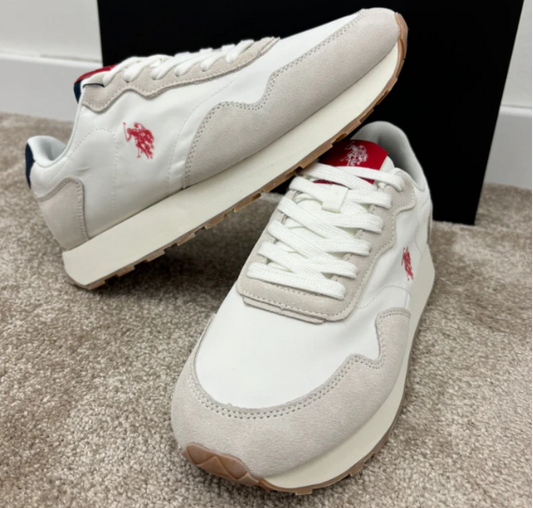 U.S. Polo Assn. ΠΑΠΟΥΤΣΙΑ ALEXIS004-WHI