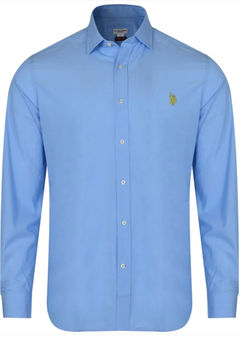 US POLO ASSN. Πουκάμισο Ανοιχτό μπλε