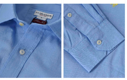 US POLO ASSN. Πουκάμισο Ανοιχτό μπλε