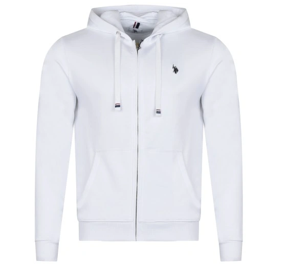 US POLO ASSN. - ΑΝΔΡΙΚΗ ΦΟΥΤΕΡ LUKE 162 64998 52088 100 λευκή μπλούζα