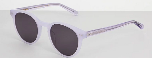 Ace & Tate Oval Sunglasses Lilac - Unisex