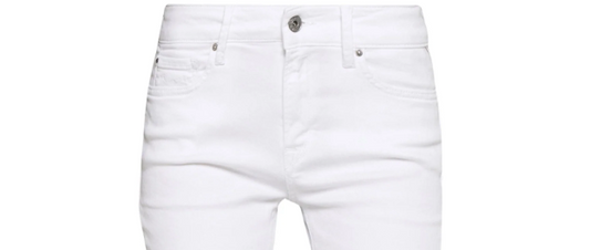 Replay Skinny Fit Jeans White Denim - Women