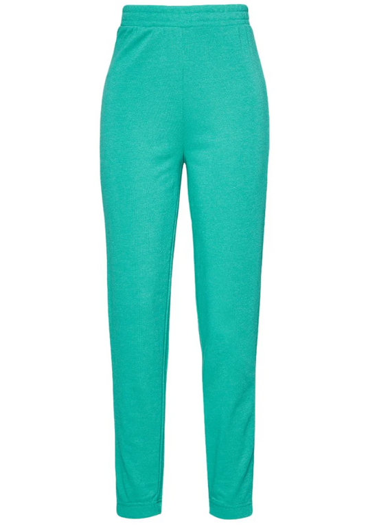 Pieces Pants Green - Women