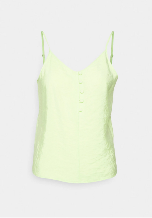 Vero Moda Petite Sleeveless Shirt / Blouse Green - Women