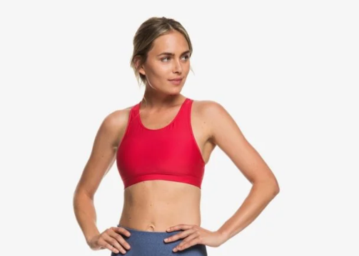 Roxy Medium-Support Sports Bra Berry - Women