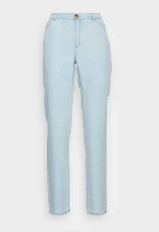 ONLY Trousers Light-Blue Denim - Women
