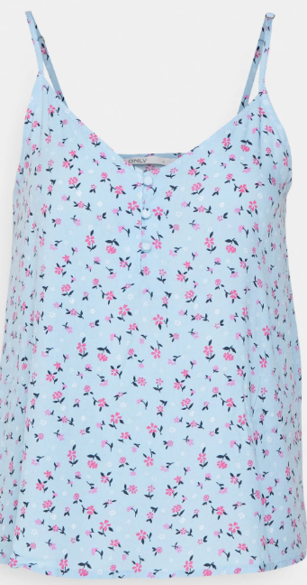 ONLY Petite Sleeveless Shirt / Blouse Light Blue - Women