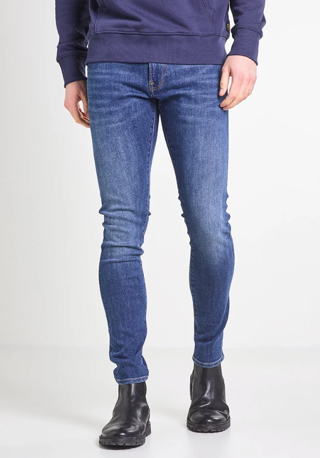 G-STAR 3301 Skinny Jeans, Blue (Medium Aged 51000-c619-071)