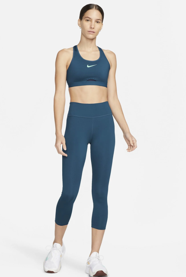 Nike Performance High-Support Sport Bra Blue Women