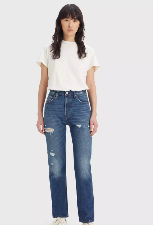 Levi´s 501® Original Selvedge Jeans Regular Fit Blue Denim