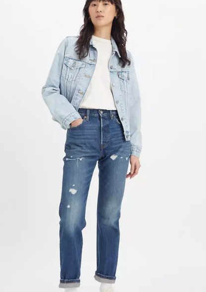 Levi´s 501® Original Selvedge Jeans Regular Fit Blue Denim