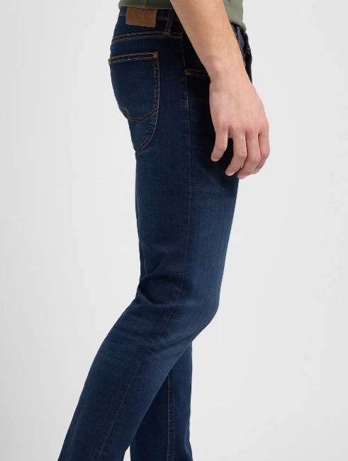 LEE TROUSERS JEANS DENIM MEN'S DARK BLUE