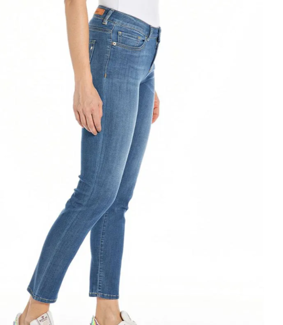 Replay Skinny Fit Jeans Blue Women WA429.000.41A603