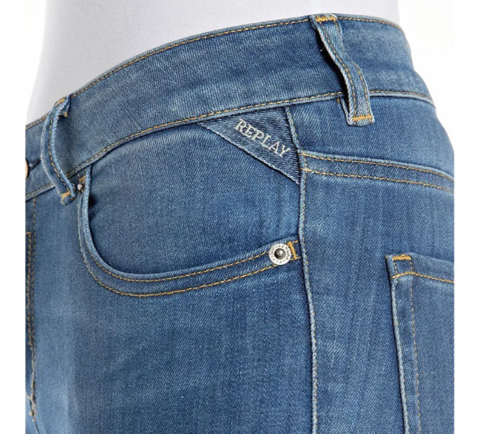 Replay Skinny Fit Jeans Blue Women WA429.000.41A603
