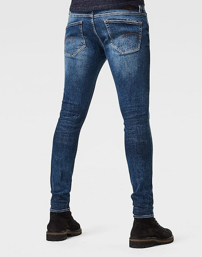 G-STAR 3301 Skinny Jeans, Blue (Medium Aged 51000-c619-071)