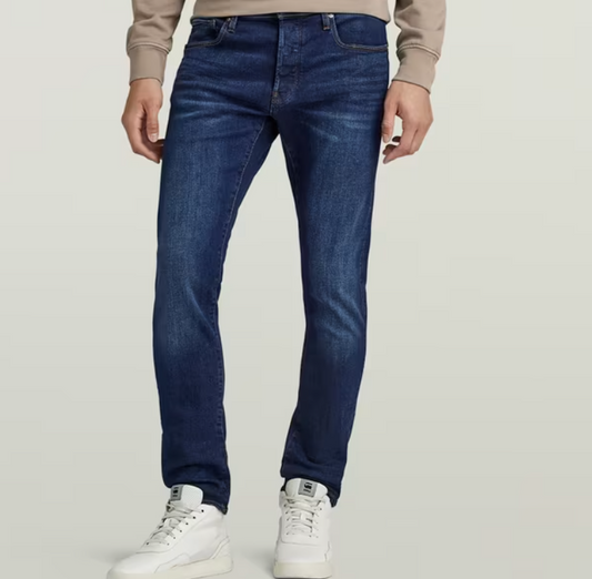 G-Star Trousers Dark Blue Men 3301 Slim Jeans