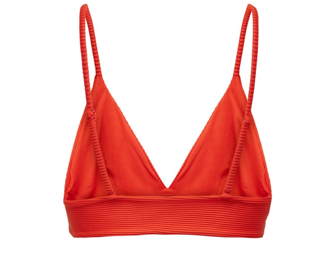 Onlbobby Life Rib Bikini Top Μαγιό Set (1 Πορτοκαλί + 1 Μαύρο)