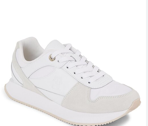 Tommy Hilfiger Γυναικεία Sneakers Μαύρα FW0FW07585-YBS