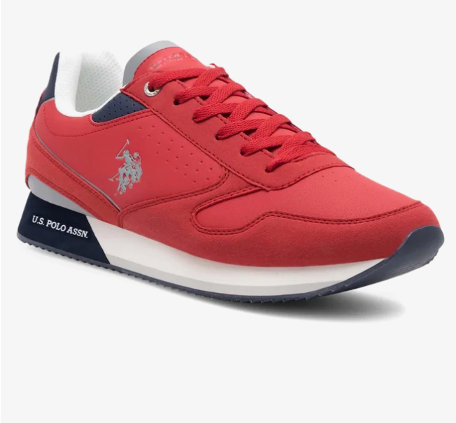 U.S. Polo Assn. ΠΑΠΟΥΤΣΙΑ NOBIL003M/CHY4 Κόκκινα