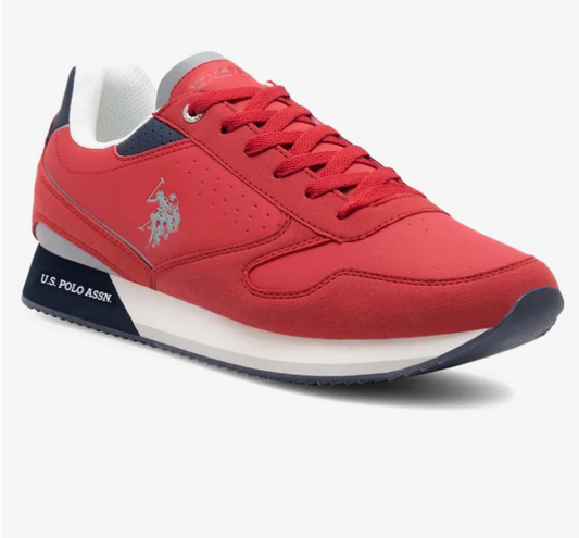 U.S. Polo Assn. ΠΑΠΟΥΤΣΙΑ NOBIL003M/CHY4 Κόκκινα