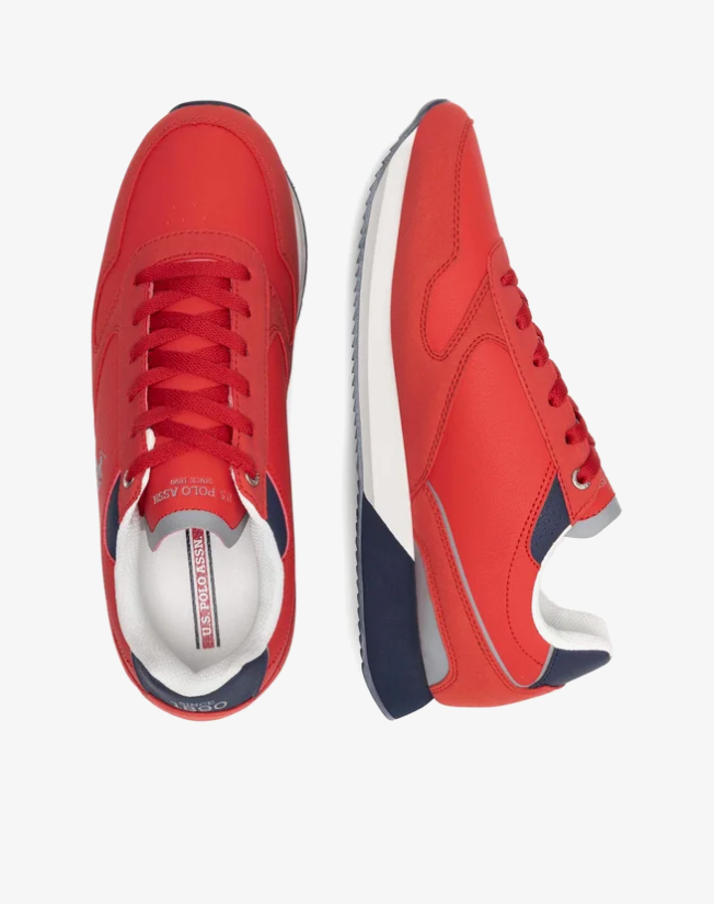 U.S. Polo Assn. ΠΑΠΟΥΤΣΙΑ NOBIL003M/CHY4 Κόκκινα