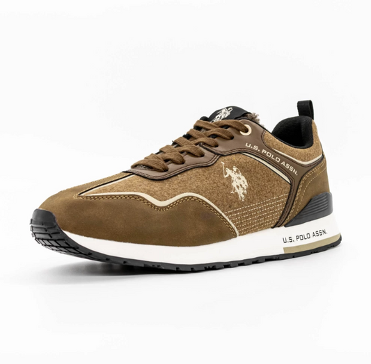 U.S. Polo Assn. ΠΑΠΟΥΤΣΙΑ TABRY005 Καστανός-Μπεζ
