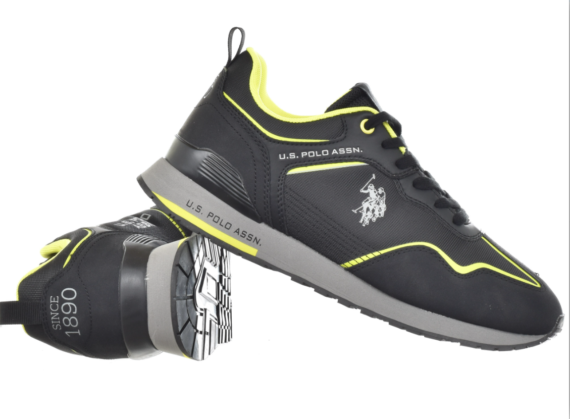 U.S. Polo Assn. ΠΑΠΟΥΤΣΙΑ TABRY002A-BLK-YELL02