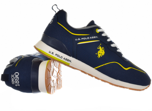 U.S. Polo Assn. ΠΑΠΟΥΤΣΙΑ TABRY002-BLU006 Μπλε / Κίτρινο