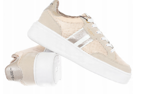 U.S. Polo Assn. ΠΑΠΟΥΤΣΙΑ Γυναικεία YVONNE002A-GOL ΜΠΕΖ