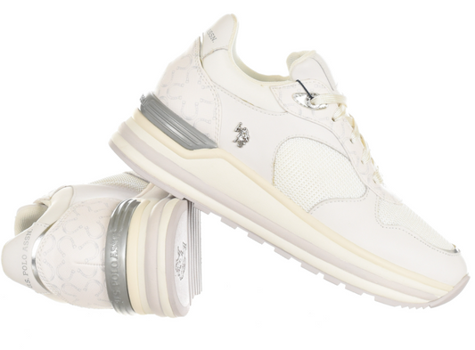 U.S. Polo Assn. ΠΑΠΟΥΤΣΙΑ  OPHRA005 PRINT-WHI