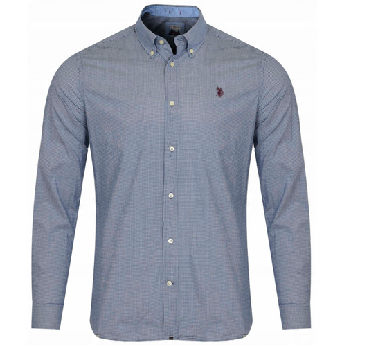 US POLO ASSN. - ΑΝΔΡΙΚΟ ΠΟΥΚΑΜΙΣΟ DIRK 104 67781 53184 870 καρό πουκάμισο