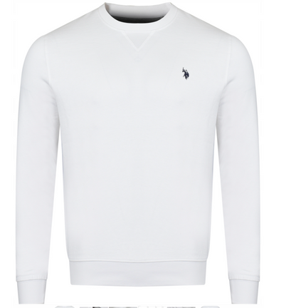 US POLO ASSN. - ΑΝΔΡΙΚΗ ΦΟΥΤΕΡ SAIB 187 66334 52088 100 λευκή μπλούζα