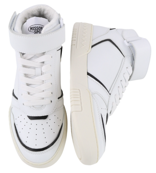 Missoni RRP 405 Basket New High Top Unisex Trainers Rubber ACBC X